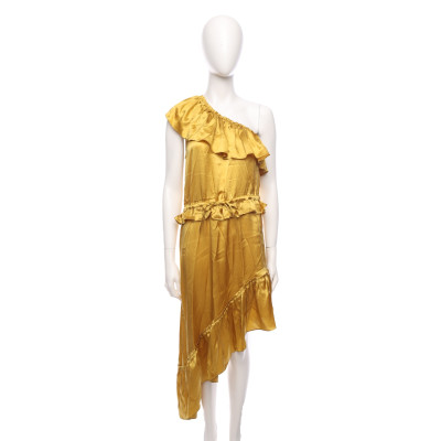 Birgitte Herskind Kleid aus Seide in Gelb