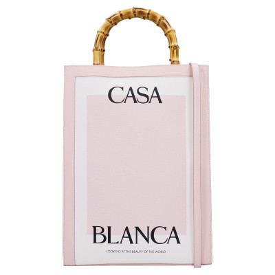 Casablanca Casa Tote Bag Leather in Pink