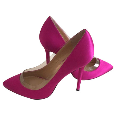 Charlotte Olympia pumps pink