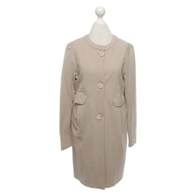Fake Alpha Vintage Giacca/Cappotto in Cotone in Beige