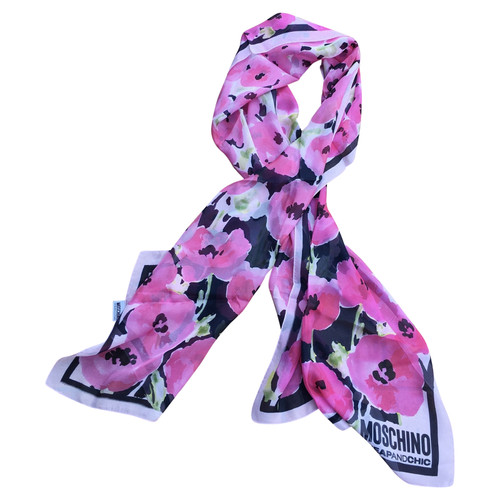 MOSCHINO CHEAP AND CHIC Women's Scarf/Shawl Silk in Pink