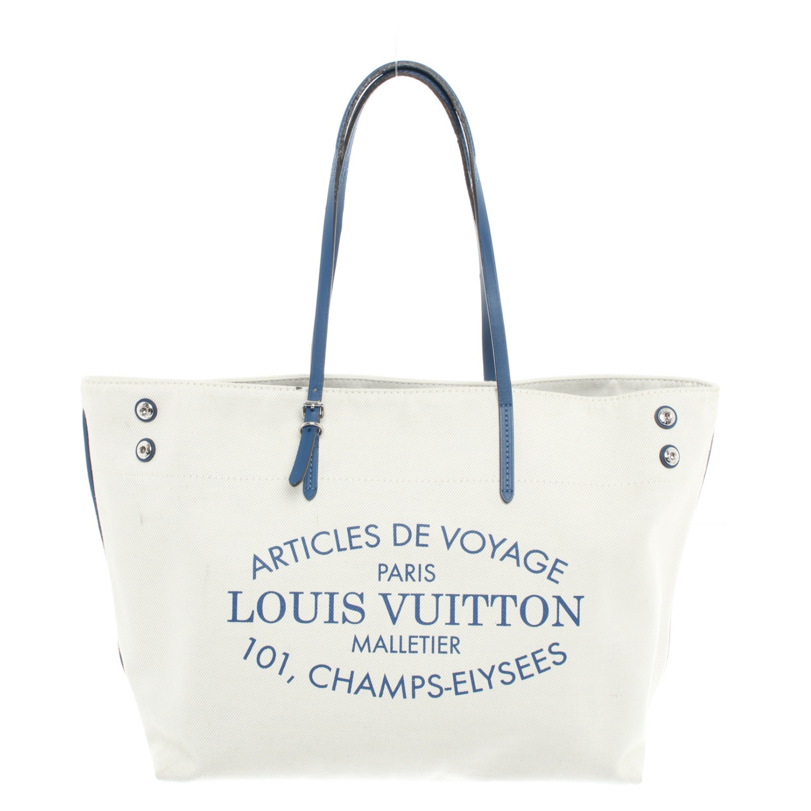 LOUIS VUITTON Women's Shopper aus Canvas in Creme