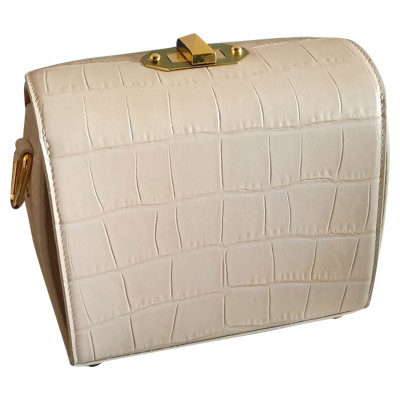 Alexander McQueen Box Bag 19 Leather in White