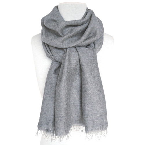 STEFANEL Women's Schal/Tuch aus Wolle in Grau | Second Hand