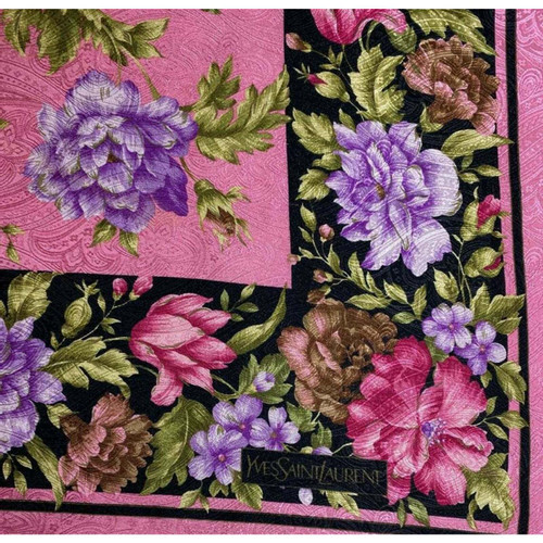 YVES SAINT LAURENT Women's Schal/Tuch aus Seide in Rosa / Pink