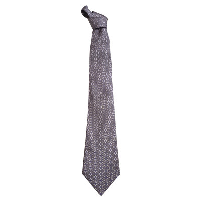 Hermès Krawatte aus Seide in Grau