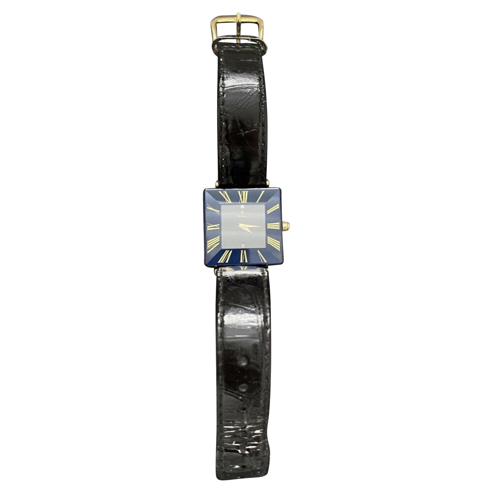 H. STERN Damen Armbanduhr aus Stahl in Blau | Second Hand