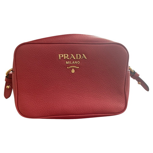 PRADA Damen Camera Bag in Rot | Second Hand