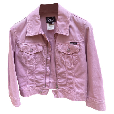 D&G Jacket/Coat Cotton in Pink
