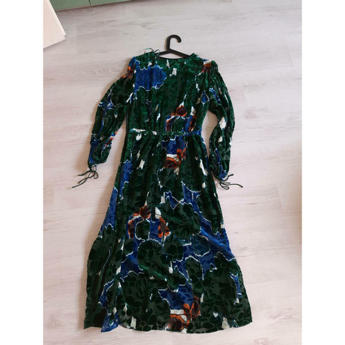 MASSIMO DUTTI Women's Kleid in Grün Size: DE 38
