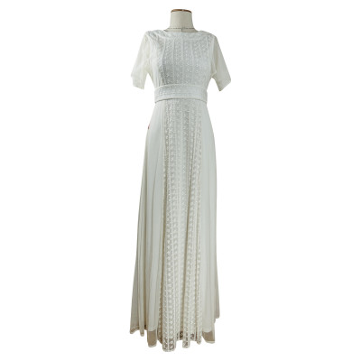 Frock And Frill Dress in White