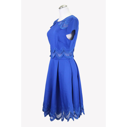 TED BAKER Women's Kleid in Blau Size: DE 38 | Second Hand