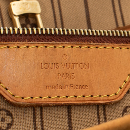Cabas neverfull en toile Louis Vuitton Marron en Toile - 34289246