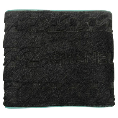 Chanel Accessoire aus Pelz in Schwarz