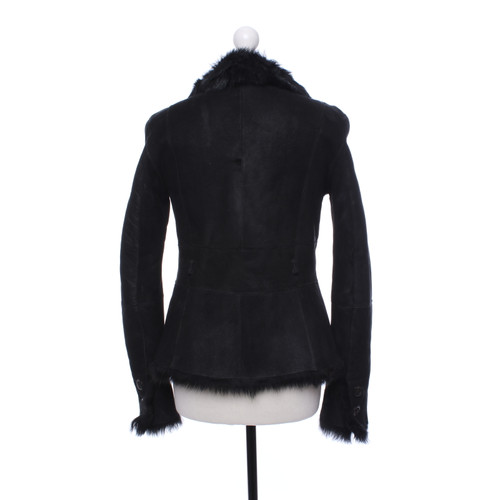 HUGO BOSS Damen Jacke/Mantel in Schwarz Größe: M
