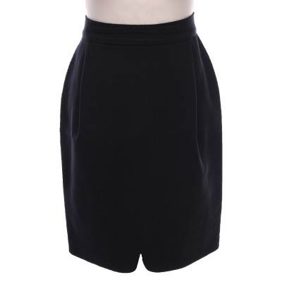 Gianni Versace Skirt Wool in Black