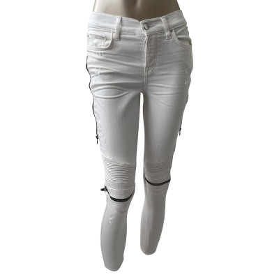 Amiri Jeans in Bianco