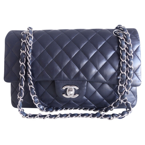 Dames Classic Flap Bag Medium in Blauw