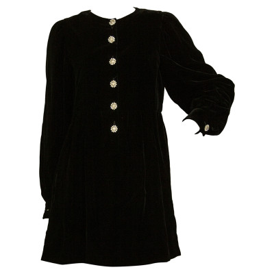 Saint Laurent Dress Viscose in Black