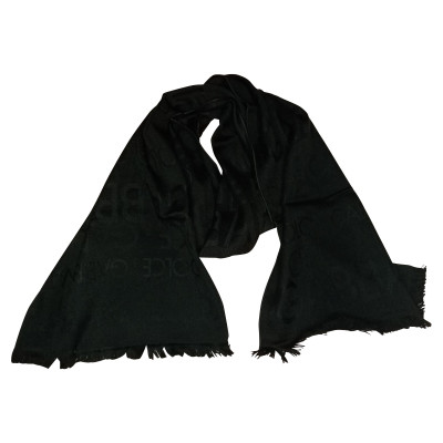 Dolce & Gabbana Schal/Tuch aus Wolle in Schwarz