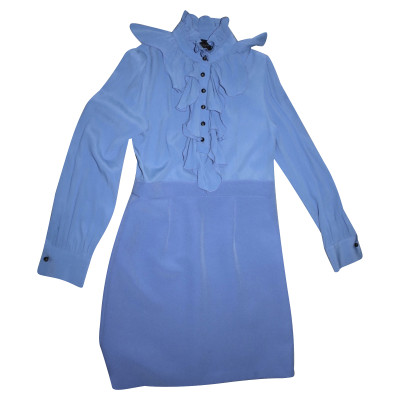 Atos Lombardini Robe en Coton en Bleu