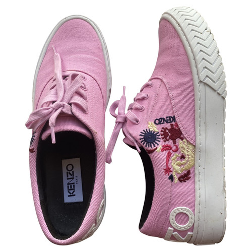 KENZO Dames Sneakers in Roze in Maat: EU 39 | Tweedehands