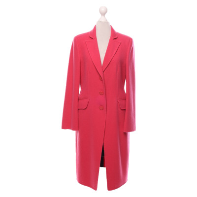Giorgio Armani Jacket/Coat Cashmere in Pink