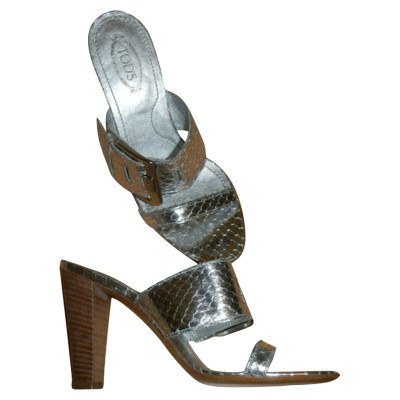 Tod's Sandals in Silvery