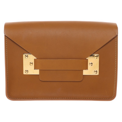 Sophie Hulme Shoulder bag Leather in Brown