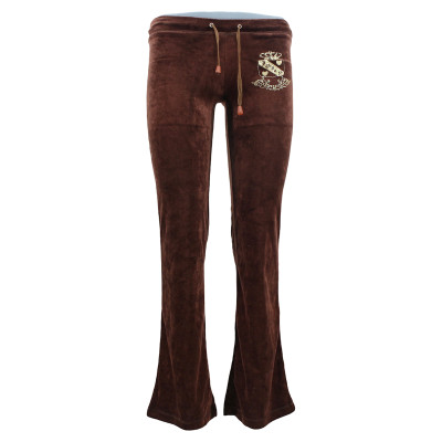 Juicy Couture Trousers Cotton in Brown