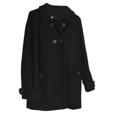 Comptoir Des Cotonniers Jacket/Coat Wool in Black