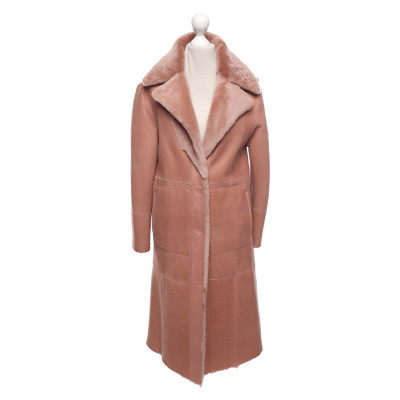 Drome Jacket/Coat Fur in Pink