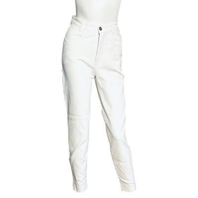 Iris Von Arnim Jeans en Coton en Blanc