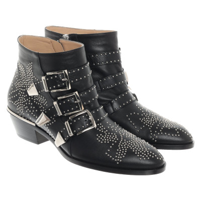 Chloé Susanna Boots Leather in Black