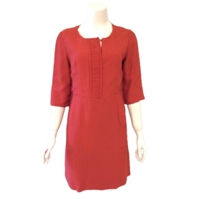 Chloé Kleid aus Seide in Rot