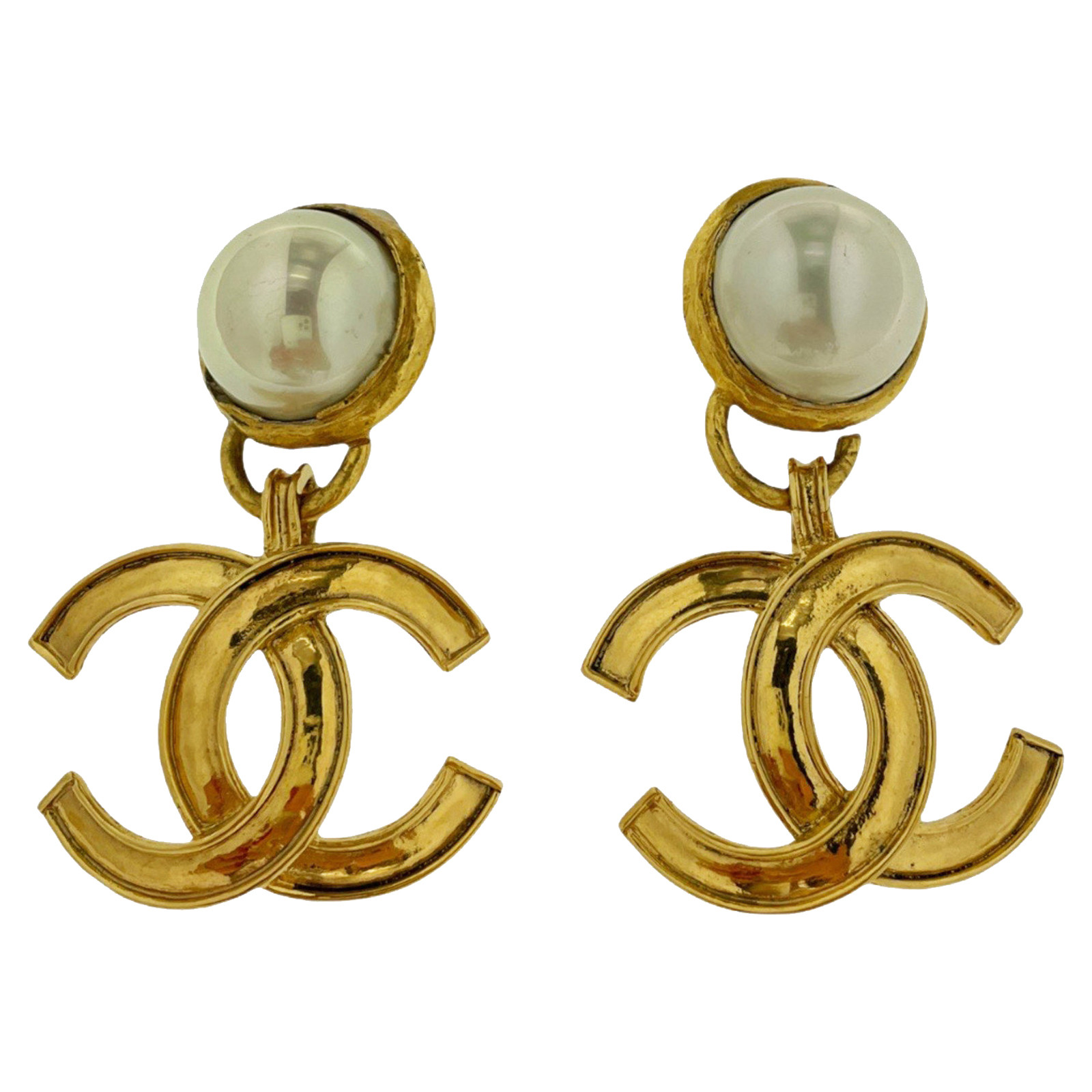 Chanel Ohrring in Gold - Second Hand Chanel Ohrring in Gold gebraucht  kaufen für 2500€ (7013895)