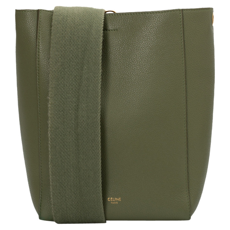 Celine Emerald Green Big Bucket Bag, Luxury, Bags & Wallets on Carousell