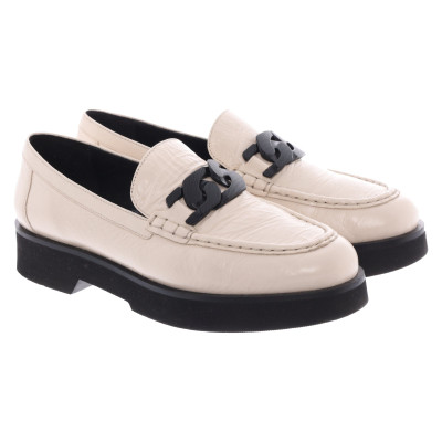 Högl Slippers/Ballerinas Patent leather in Cream