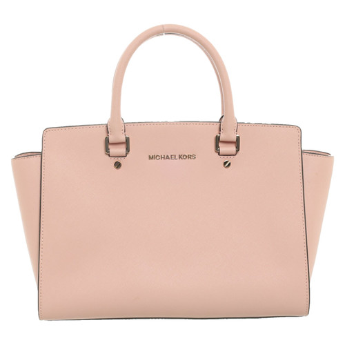 MICHAEL KORS Damen Handtasche aus Baumwolle in Rosa / Pink
