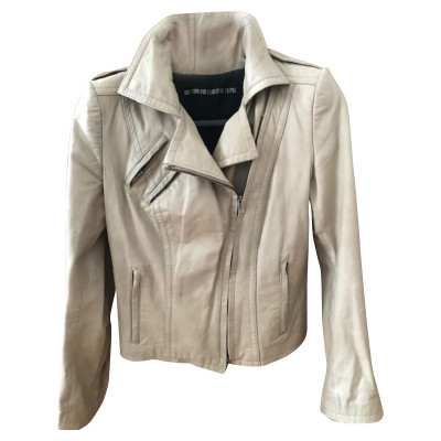 Drykorn Jacket/Coat Leather in Cream