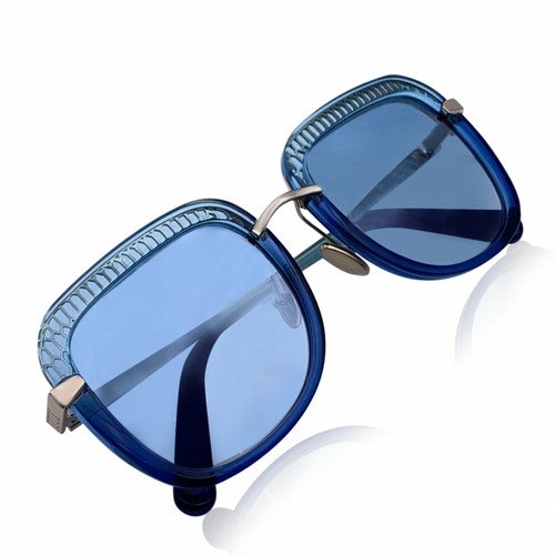 ROBERTO CAVALLI Damen Sonnenbrille in Blau | Second Hand