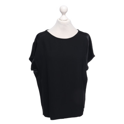 7 For All Mankind Top Viscose in Black