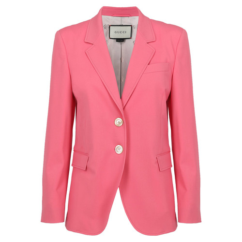GUCCI Damen Anzug aus Wolle in Rosa / Pink Größe: IT 44