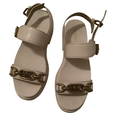 Michael Kors Sandals Leather in White