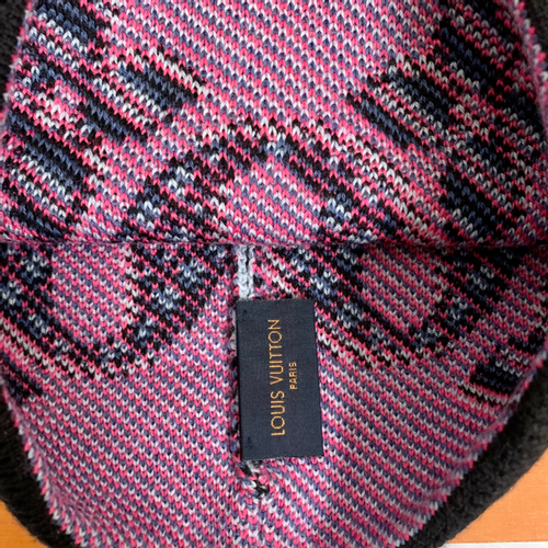Louis Vuitton Cappello LV damier distorto Nero Cotone ref.255987