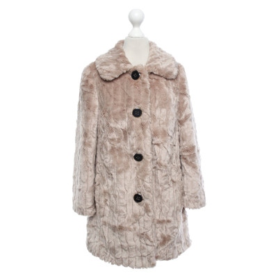 Topshop Jacke/Mantel in Taupe