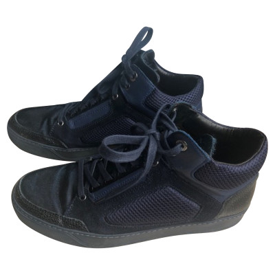 Lanvin Sneakers aus Leder in Blau