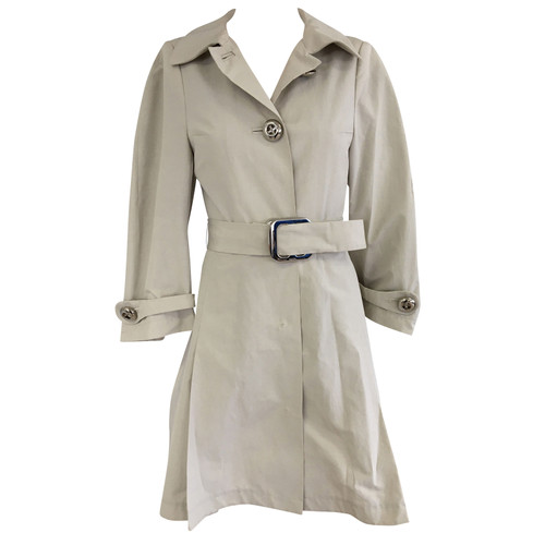 PRADA Women's Jacke/Mantel aus Baumwolle in Nude Size: FR 40
