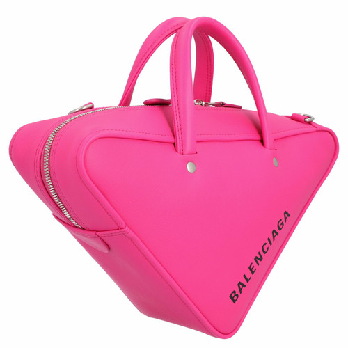 BALENCIAGA Women's Triangle Bag aus Leder in Rosa / Pink