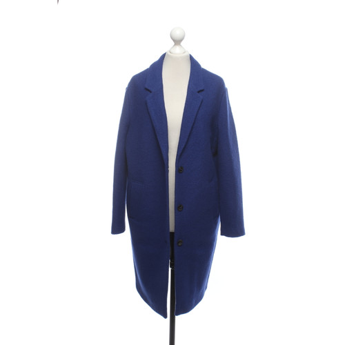 CLOSED Damen Jacke/Mantel aus Wolle in Blau Größe: S